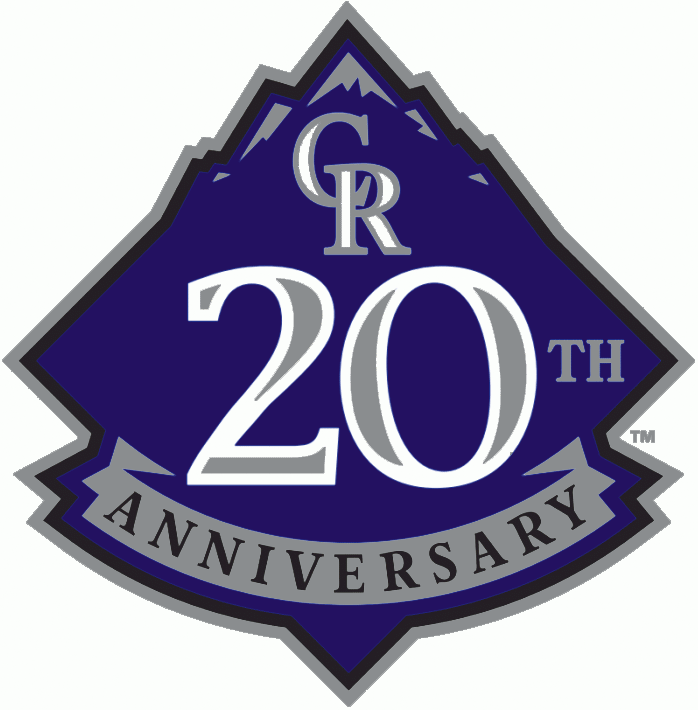 Colorado Rockies 2013 Anniversary Logo iron on transfers for T-shirts